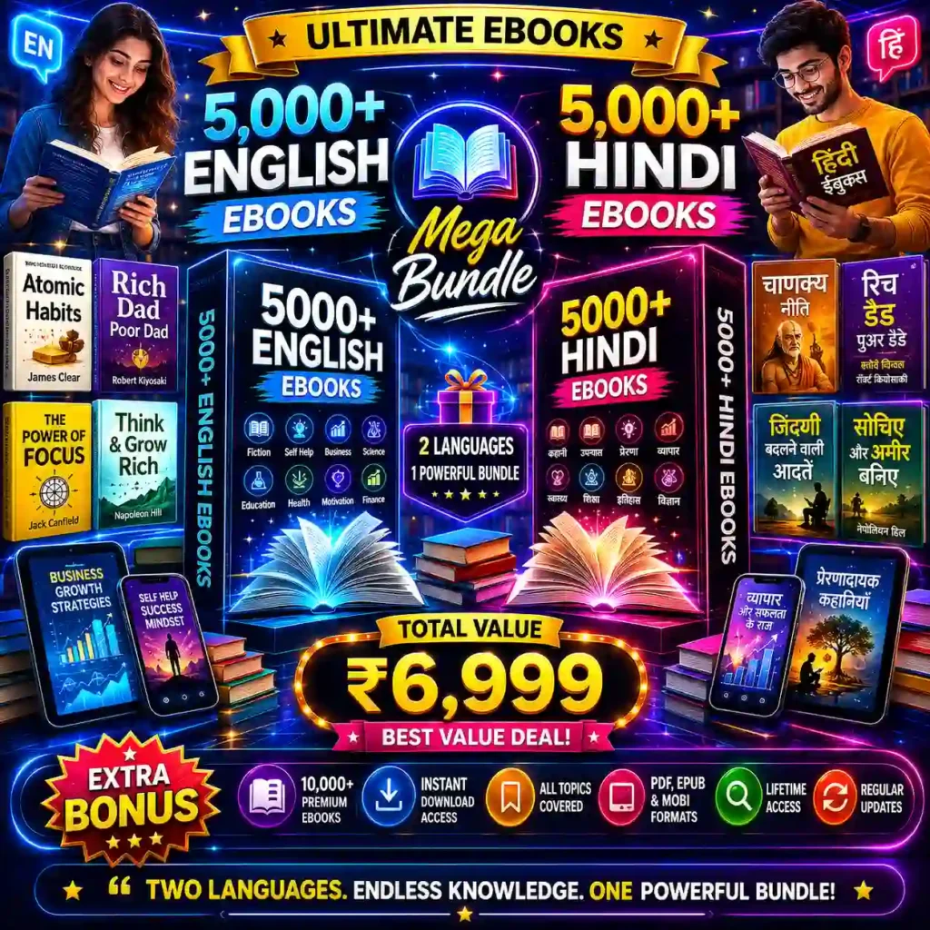 English and Hindi Ebooks